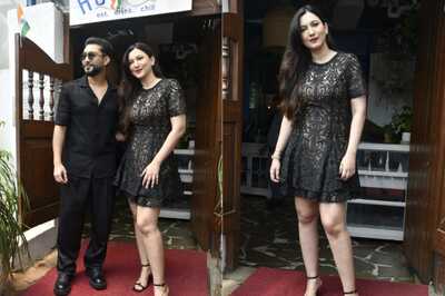 Gauahar Khan Steps Out For An Intimate Birthday Lunch With Hubby Zaid Darbar; See Pics