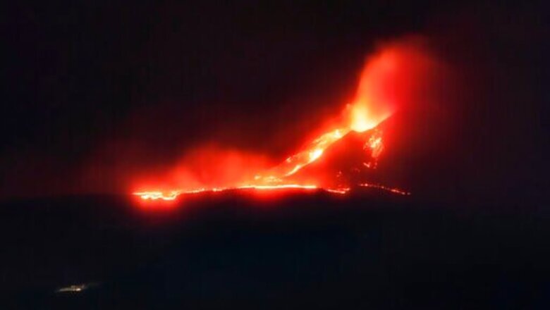 Sicilian Village Cleans Up Ash, Stones From Mt Etna Eruption
