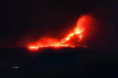 Sicilian Village Cleans Up Ash, Stones From Mt Etna Eruption