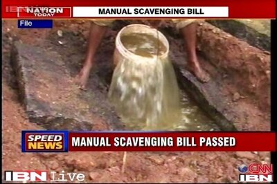 Manual Scavenging Bill passed in Parliament