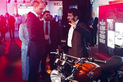 Prince William Spends Some Time With Royal Enfield Interceptor 650 at Heads of Commonwealth Meeting 2018