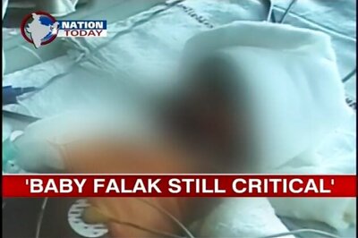 Abandoned baby critical; hunt for kidnappers on