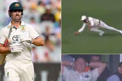 WATCH: Father Geoff, Brother Shaun in Disbelief as Agha Salman’s one-handed Stunner Denies Mitchell Marsh a Century