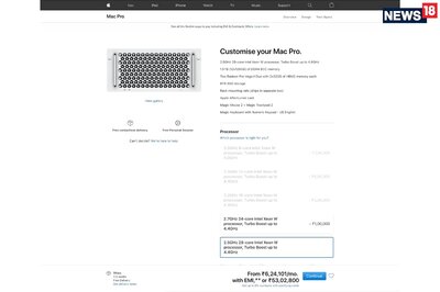 Rs 53,02,800: The Most Expensive Thing On The Apple India Online Store Is A Super Configured Mac Pro