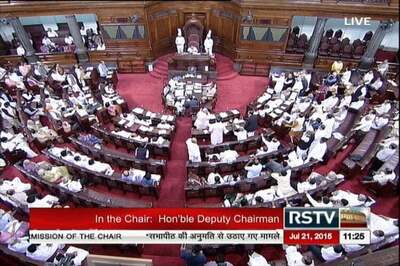 Opposition continues ruckus forcing two adjournments of Rajya Sabha