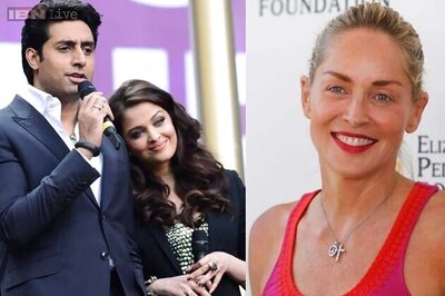 Aishwarya, Abhishek are very generous, says Sharon Stone