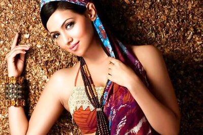 Actress Sana Khan as 'Silk' Smitha in Malayalam