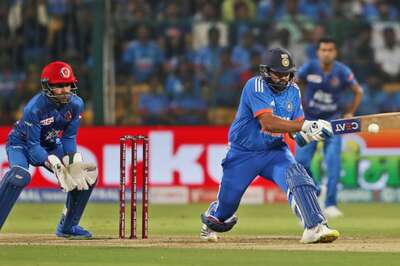 3rd T20I, IND vs AFG: Rohit Sharma Switch-hit Six Leaves Fans Ducking for Cover | WATCH