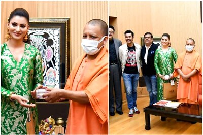 Randeep Hooda, Urvashi Rautela Meet Uttar Pradesh CM Yogi Adityanath