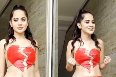 Uorfi Javed Turns Up the Heat in Sexy Heart-Shaped Top, Mini Skirt; Netizens Say ‘Haye Garmi’