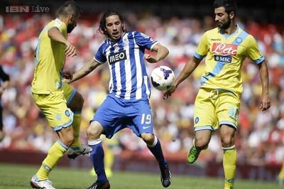 Porto recover to beat Napoli in Emirates Cup