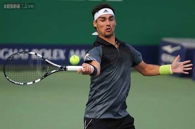 Fabio Fognini fined for obscene gesture at the Shanghai Masters