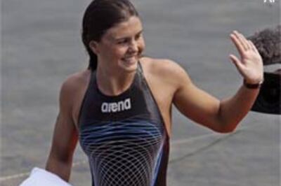 Russia's Ilchenko wins women's 10km marathon swim