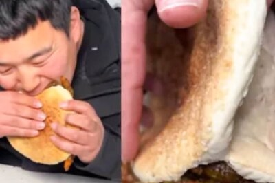 Watch: Man Enjoys Chinese Burger With ‘Insects’ As Fillings