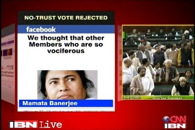 Mamata posts on Facebook 'UPA saviours exposed'