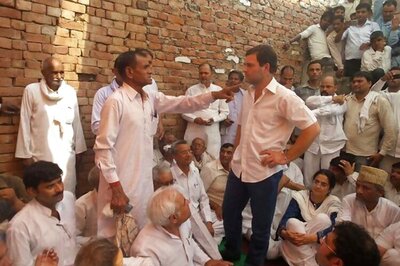 Rahul Gandhi visits Faridabad village where kids were burnt alive, lashes out at media for calling it a photo-op