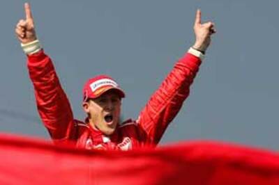 Schumacher wins San Marino GP