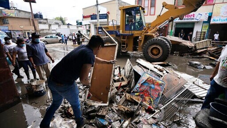 Flooding North Of Mexico City Leaves Streets Submerged