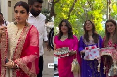 Karwa Chauth: Raveena Tandon, Neelam Kothari, Bhavana Panday And Others Arrive At Sunita Kapoor’s House