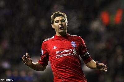 Liverpool's Gerrard out for up to 4 weeks
