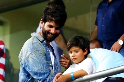 Shahid Kapoor's Rare Photo With Son Zain Watching IPL Match Goes Viral, Fan Says 'King With Prince'
