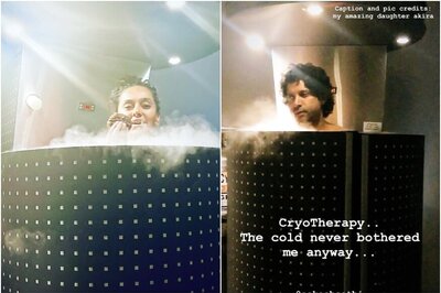 Farhan Akhtar Undergoes Freezing Cryotherapy Treatment with Shibani Dandekar, See Pics