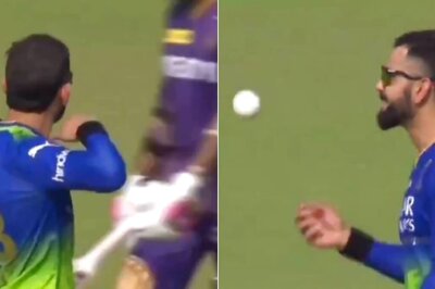'Bowler' Virat Kohli Marks His Run-up, Makes Slit-Gesture to Sunil Narine. Here's What Happened Next: WATCH