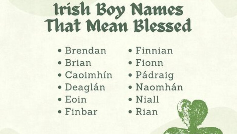 Irish Baby Names That Mean Blessed or Are Related to Blessings