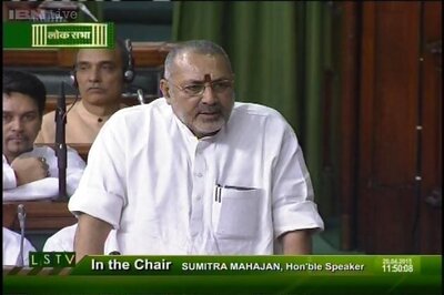 Giriraj Singh expresses regret in Lok Sabha for remarks on Sonia Gandhi