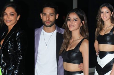 Gehraiyaan Screening: Deepika Looks Sexy in Mini Skirt; Ananya Is Bold and Beautiful in Black | Pics