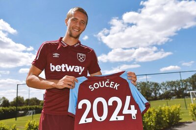 West Ham United Sign Czech Republic Midfielder Tomas Soucek on Permanent Deal Till 2024