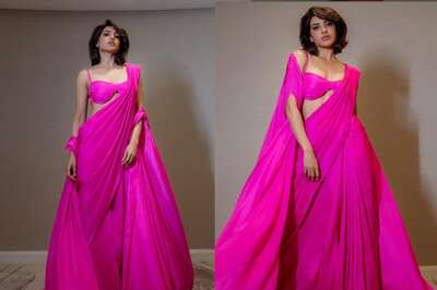 Samantha Ruth Prabhu In A Bright Pink Saree, Gives New Meaning To Barbiecore; See Pics