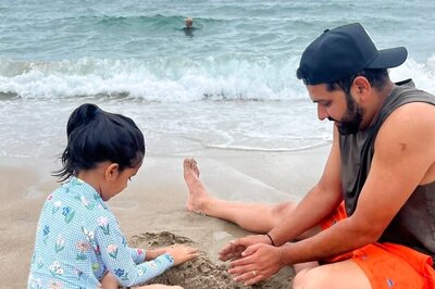 Rohit Sharma's Day Out With Daughter Samaira at the Beach