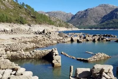 When A 2000-year-old Drowned Portuguese Village Emerged From Water