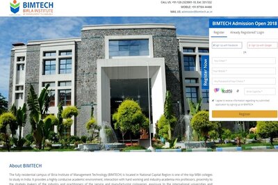 BIMTECH PGDM Admissions 2018: Apply at Birla Institute of Management Technology, Greater Noida Before 30th Nov 2017