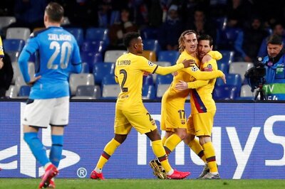 Champions League: Griezmann Scores to Help FC Barcelona to Draw With Napoli in Last 16 1st Leg