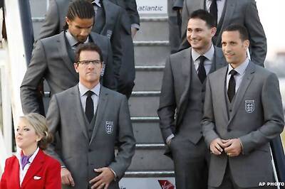 England land in South Africa