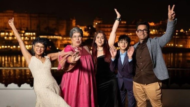 Aamir Khan, Reena Dutta And Kiran Rao Pose Goofily In Unseen Pics From Ira Khan-Nupur Shikhare’s Wedding