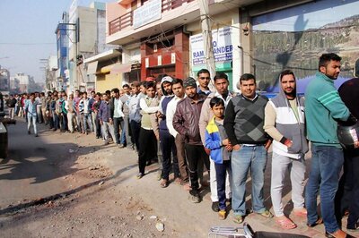 Long Queues Outside Banks, ATMs on Monday Morning