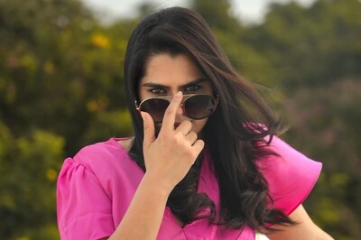 Actress Kavya Kalyanram Kicks Our Monday Blues Away With Orange Outfit