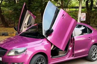 Watch: Skoda Rapid In India Gets Lamborghini-Style Scissor Doors