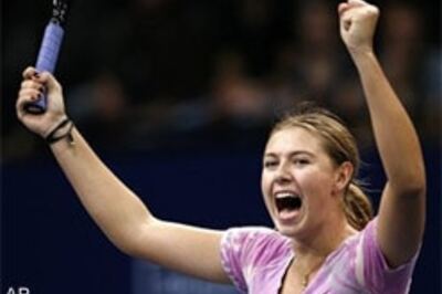 Sharapova triumphs in Zurich Open