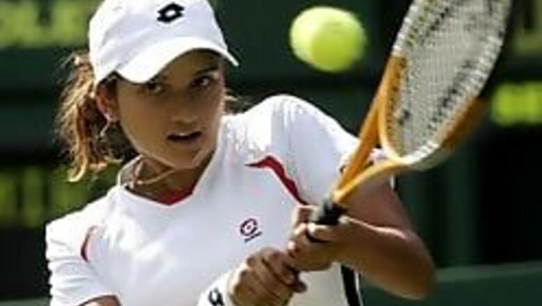 Sania, Lakhani win Rd I at Bangalore