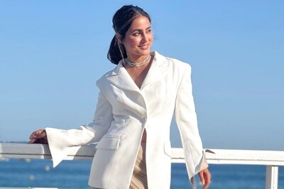 Cannes 2022: Hina Khan Dons White Suit, Beige Mini Skirt For Latest French Riviera Outing; See Pics