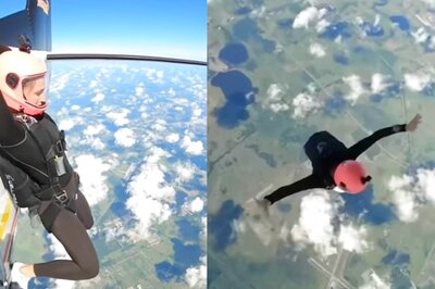 WATCH: Woman's Workout Before Skydiving Leaves Internet Stunned