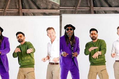 Kapil Sharma Dances With 'Big Brothers' Chris Gayle, Brett Lee on TKSS Sets; Mika Singh Reacts