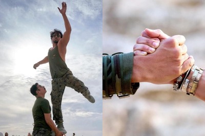 Akshay Kumar Opts Bromance With Tiger Shroff On Valentine’s Day, Drops Pics From Bade Miyan Chote Miyan Set