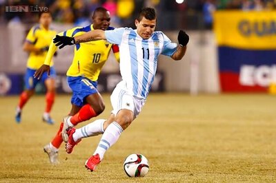 Argentina beat Ecuador 2-1 in friendly match