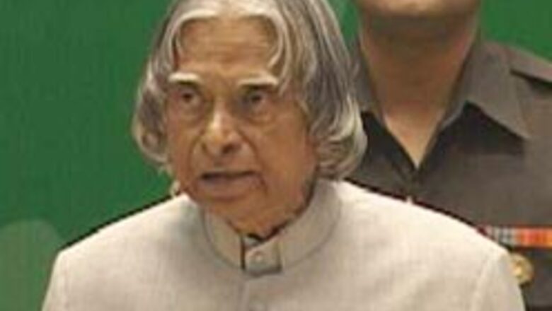 Kalam asks students to call off stir