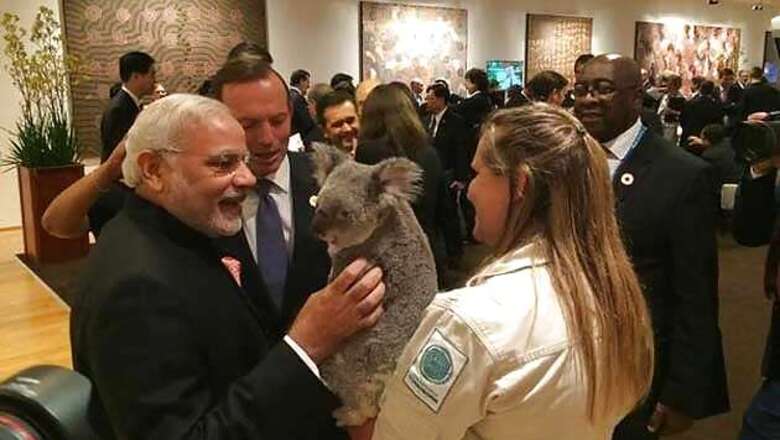 PM Modi charmed by Australian Koala bear at G20